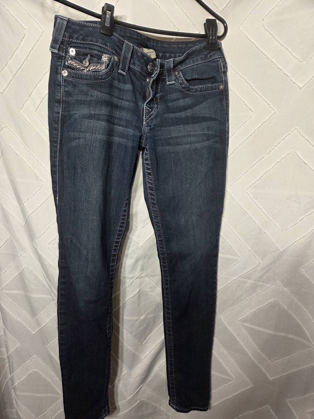 True Religion Women’s Dark Indigo Skinny Jeans